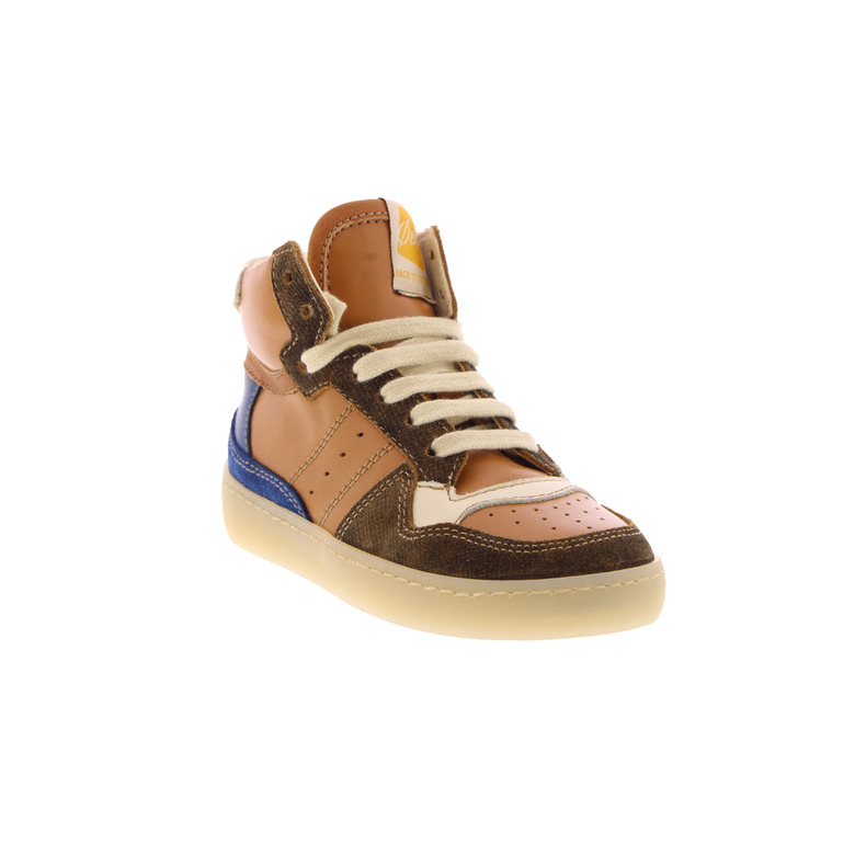 Ocra hoge schoenen cognac 2