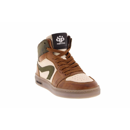 Hip lace shoes cognac