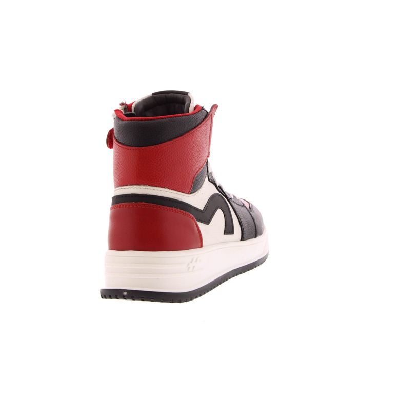 Hip high shoes red 4