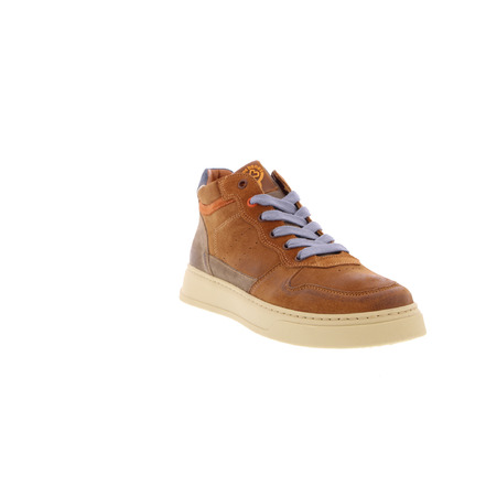 Stones And Bones hoge schoenen cognac