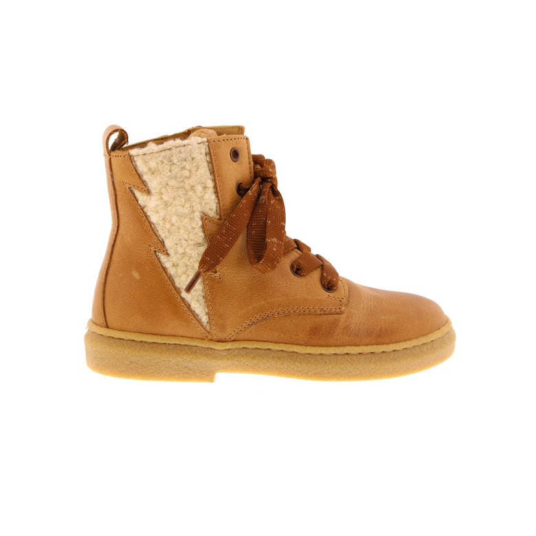 Stones And Bones hoge schoenen cognac