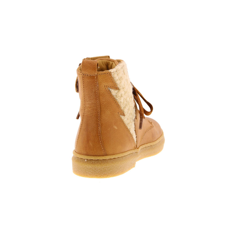 Stones And Bones hoge schoenen cognac 4