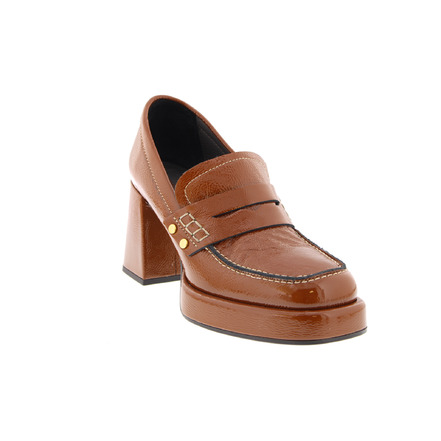 Janet & Janet moccasins & loafers cognac
