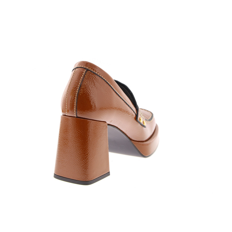 Janet & Janet mocassins & loafers cognac 4