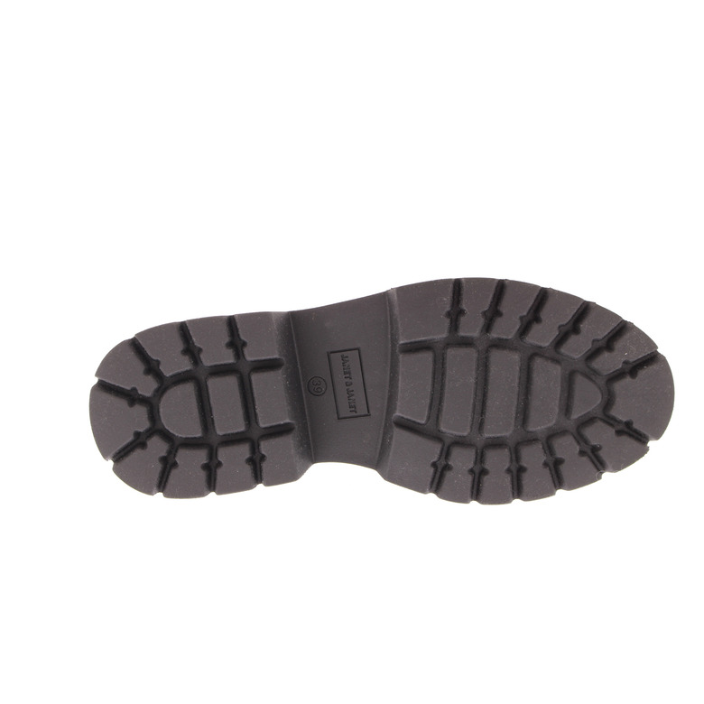 Janet & Janet mocassins zwart 5