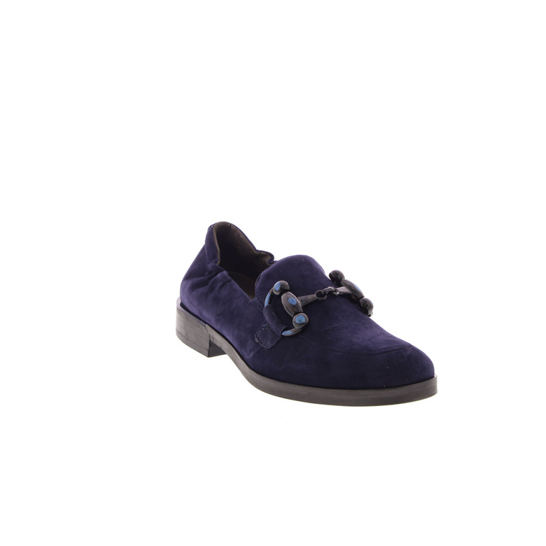 Softwaves mocassins blauw 2