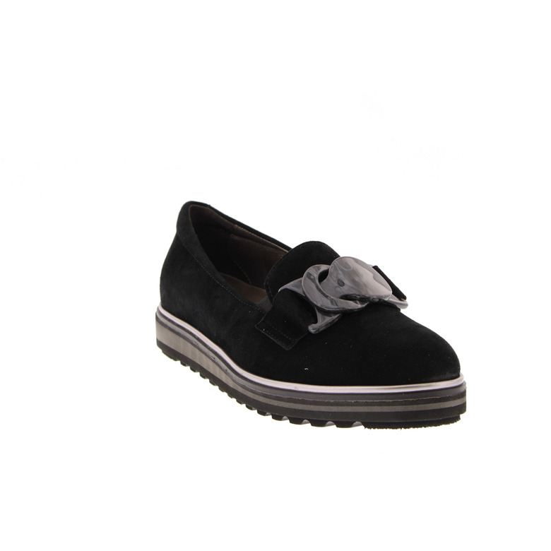 Softwaves loafers zwart 2