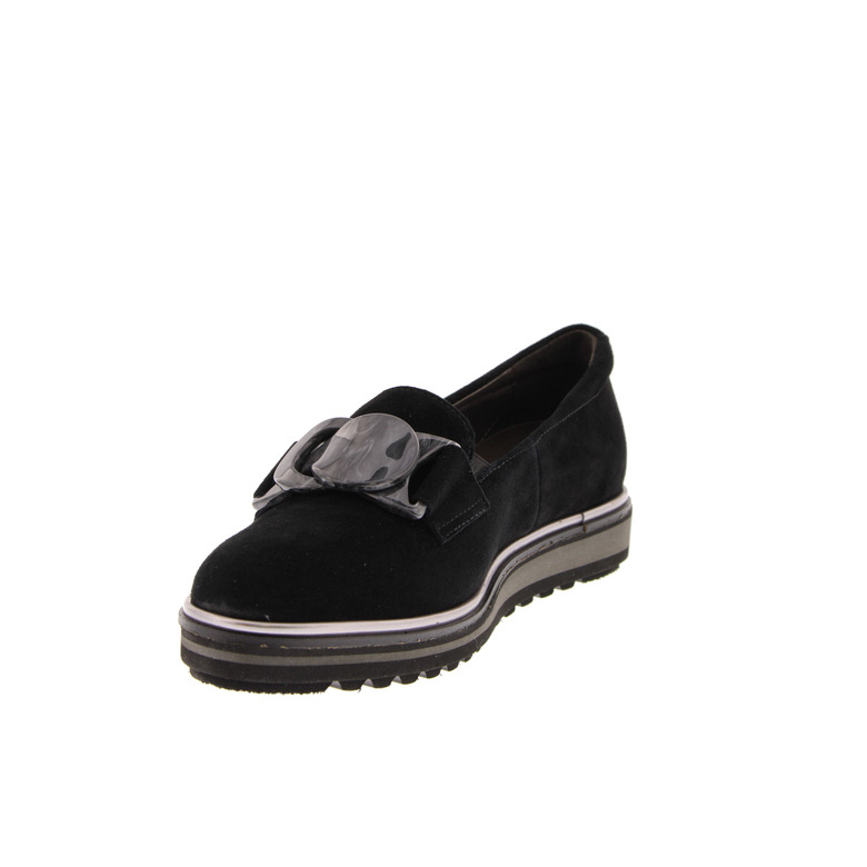 Softwaves loafers zwart 3