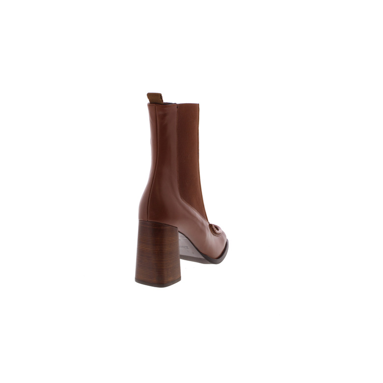 Zinda ankle boots cognac 4