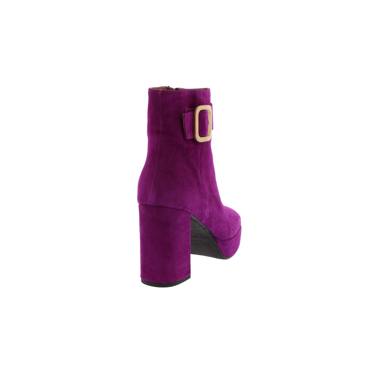 Les Venues ankle boots violet 4