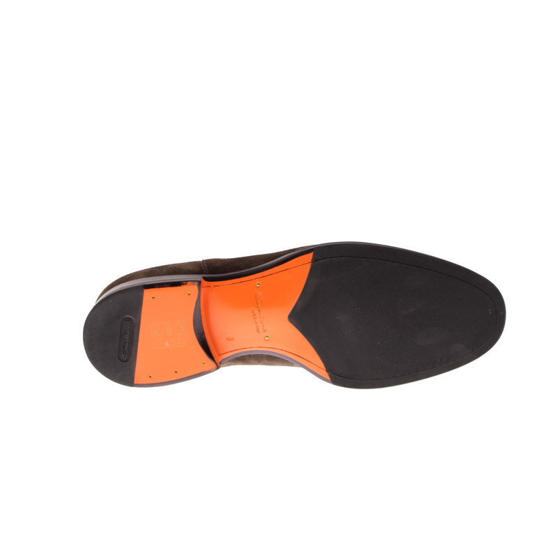 Santoni chaussures hautes brun 5