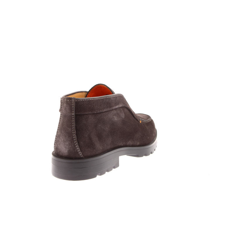 Santoni hoge schoenen bruin 4