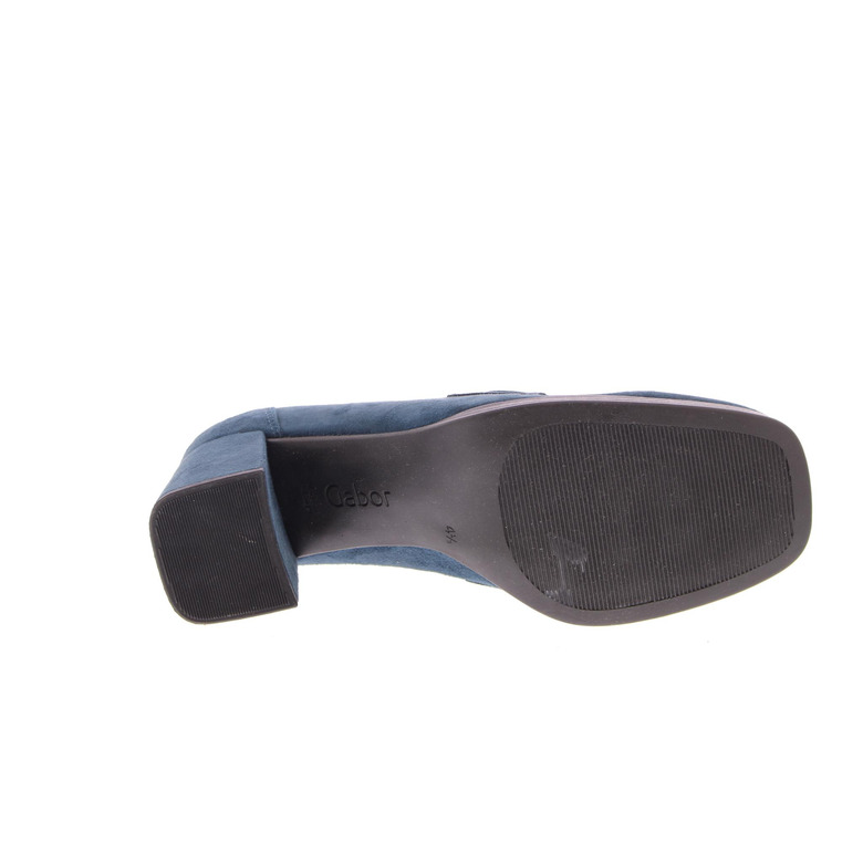 Gabor mocassins blauw 5