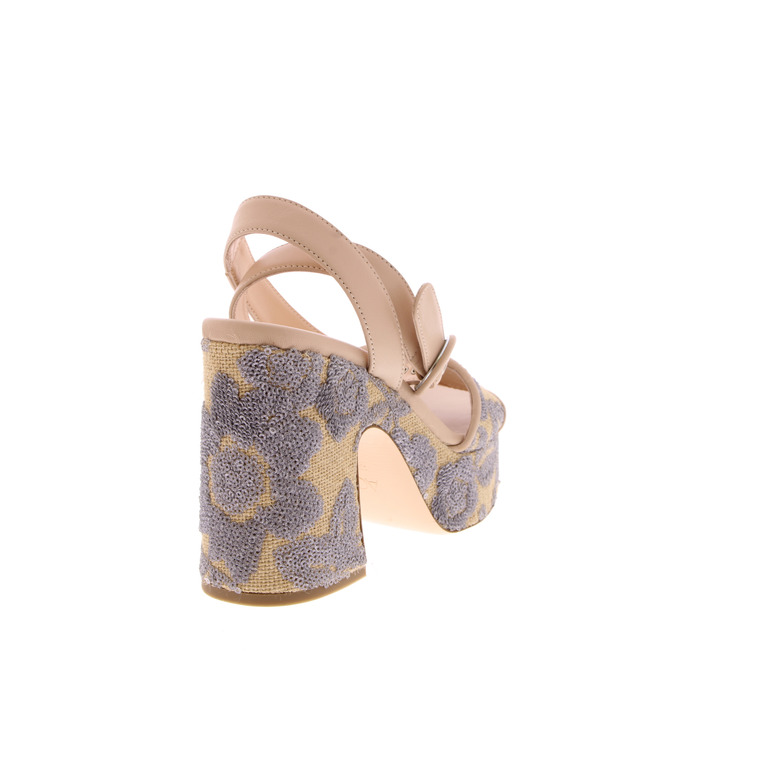 Agl sandalen beige 4