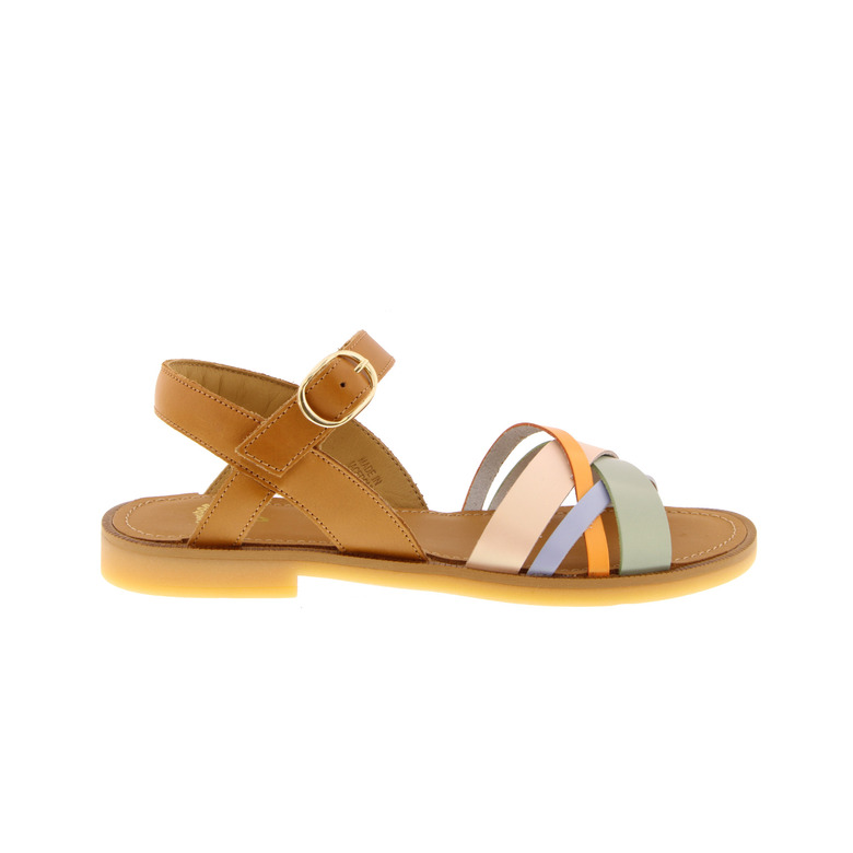 Stones And Bones sandalen cognac 1
