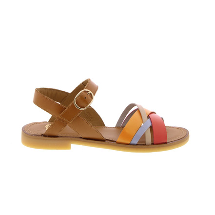 Stones And Bones sandalen cognac