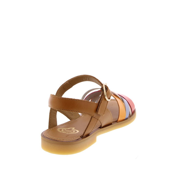 Stones And Bones sandalen cognac 4