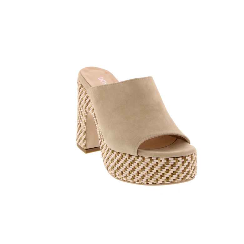 Donna Lei slippers beige 2