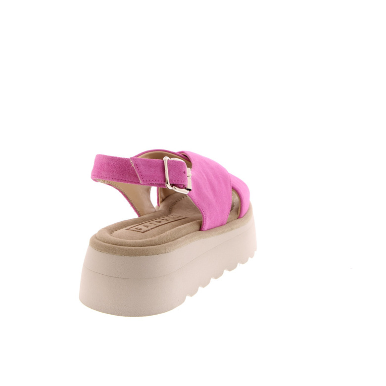 Faire sandales rose 4