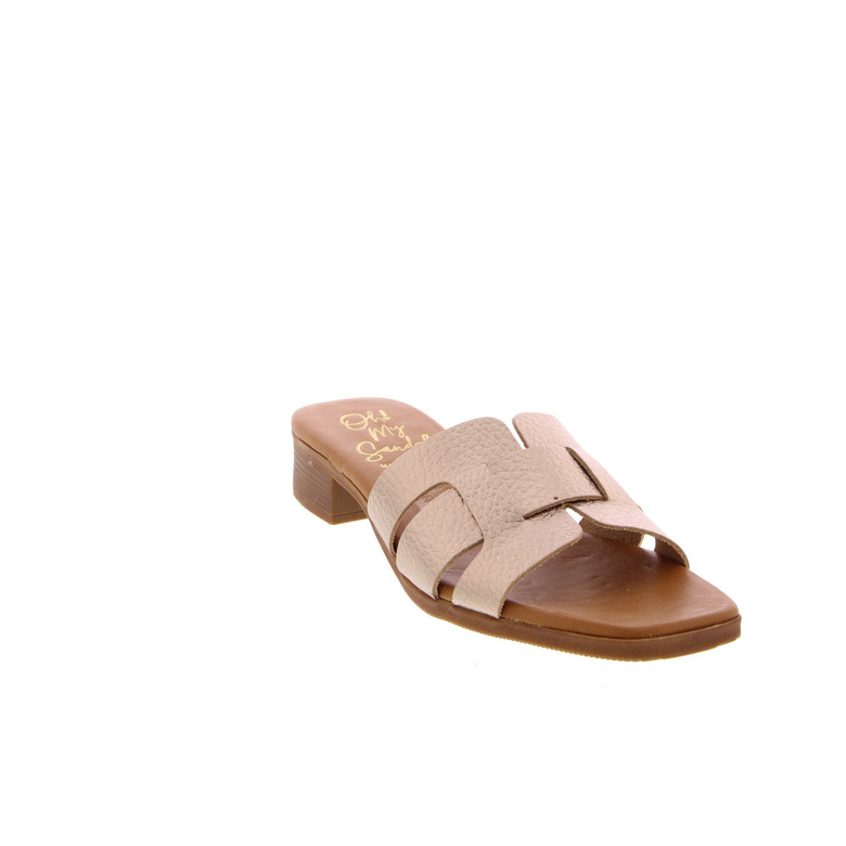 Oh My Sandals slippers goud 2