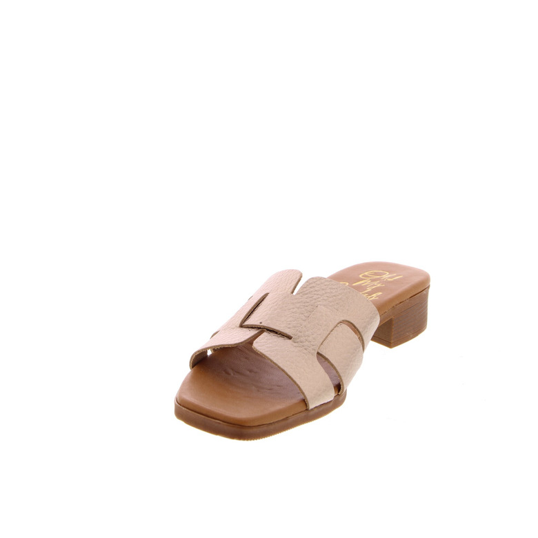 Oh My Sandals slippers goud 3