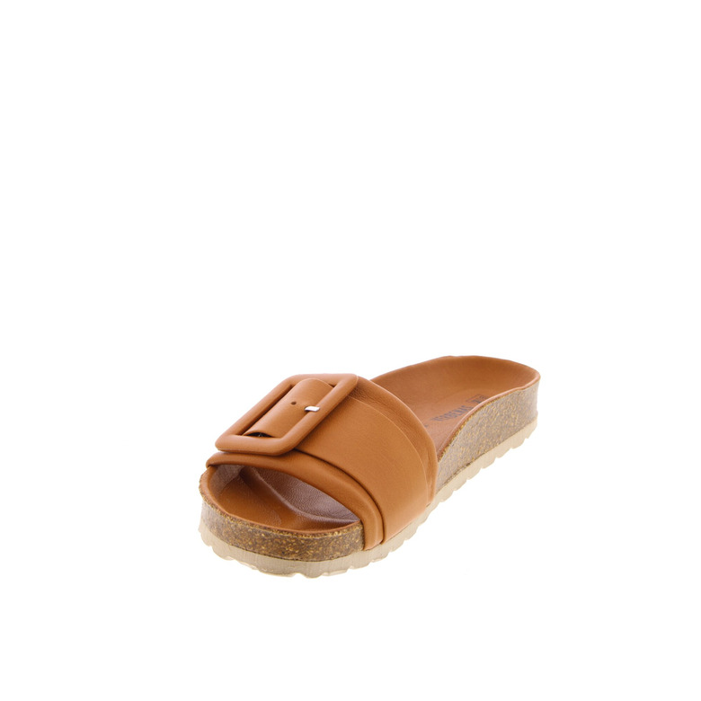 Verbenas slippers cognac 3
