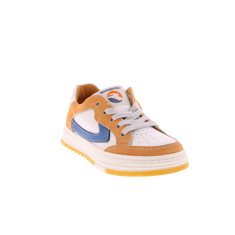 Franco Romagnoli lage schoenen oranje 2