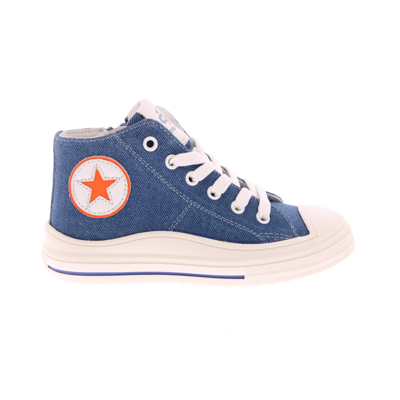 Hip hohe schuhe blau 1