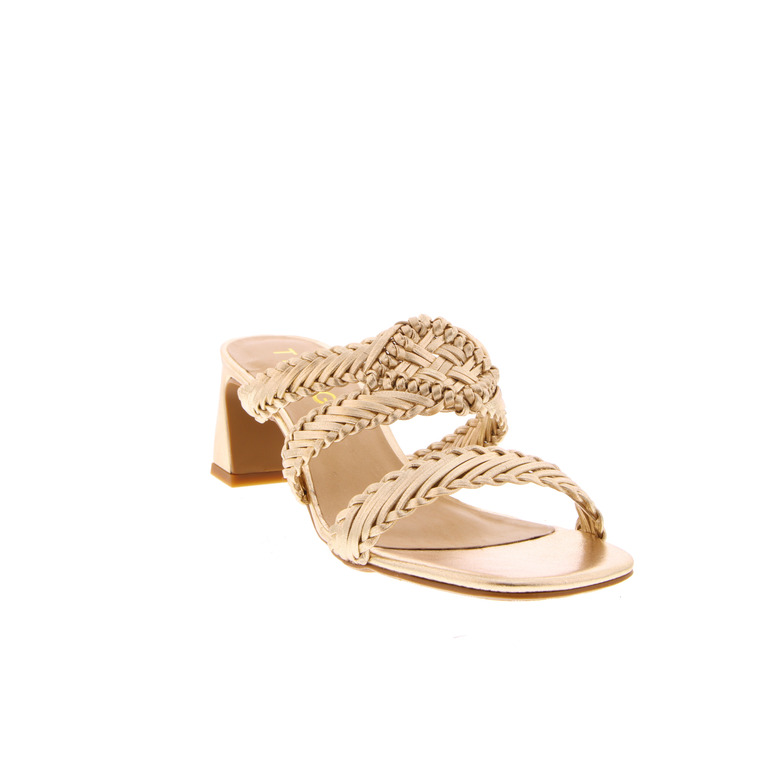 Tango slippers goud 2