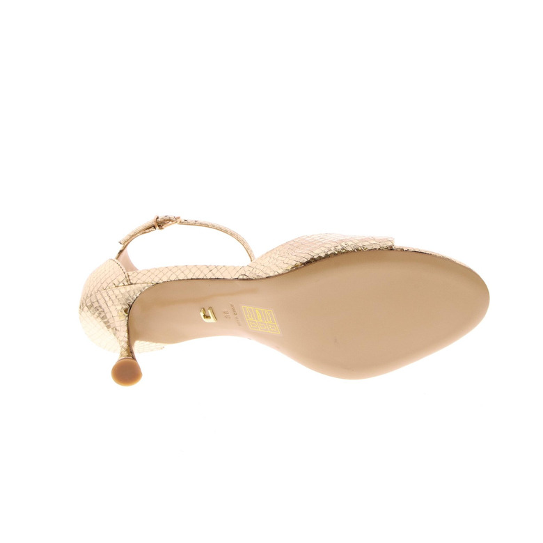 Lola Cruz sandalen goud 5
