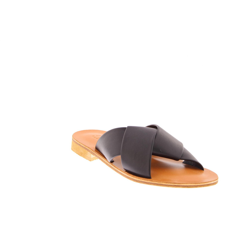 Slaye slippers zwart 2