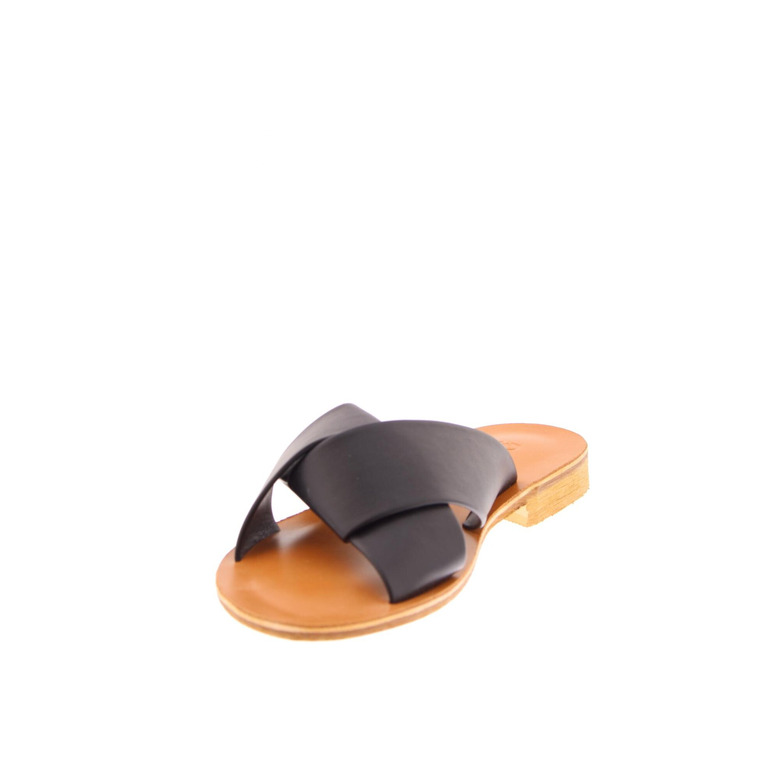 Slaye slippers zwart 3