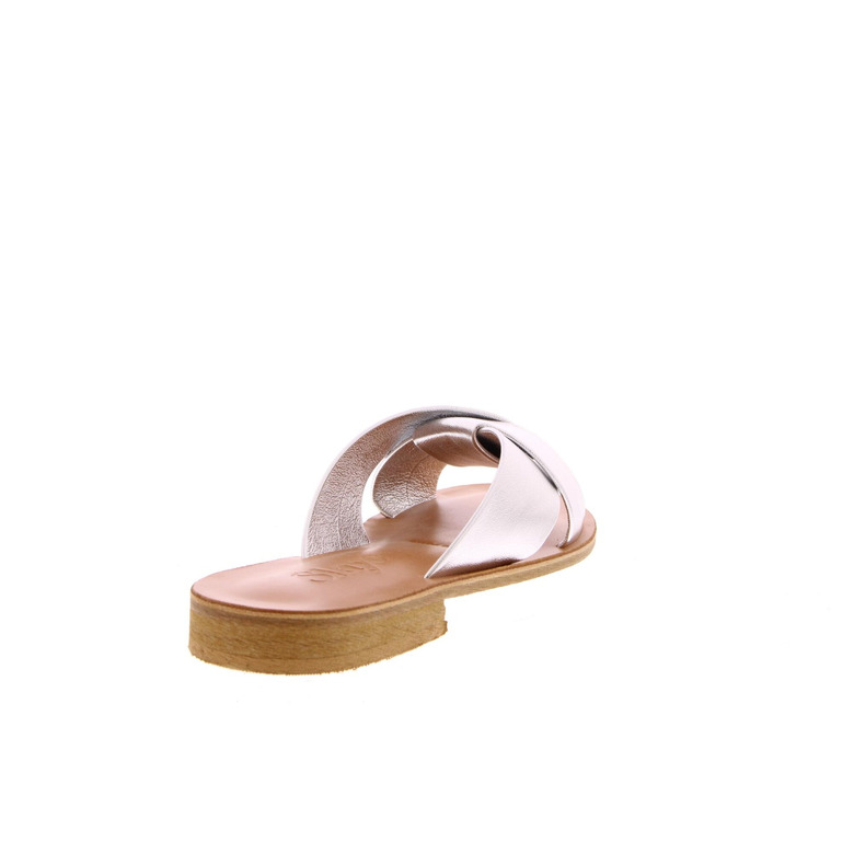 Slaye slippers zilver 4