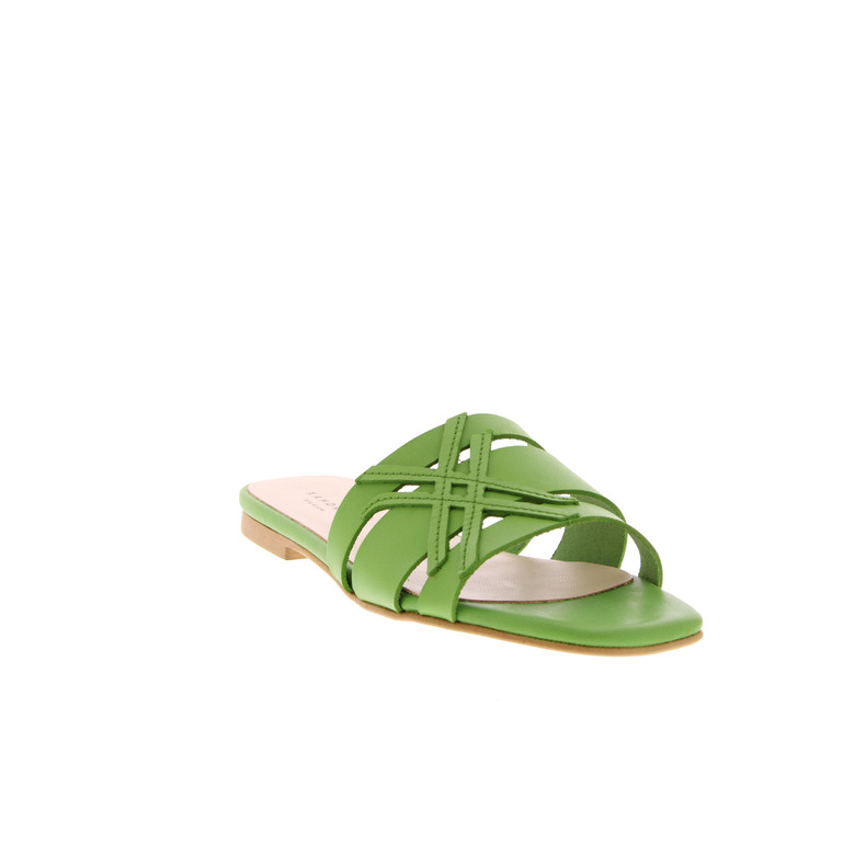Xandres slippers groen 2