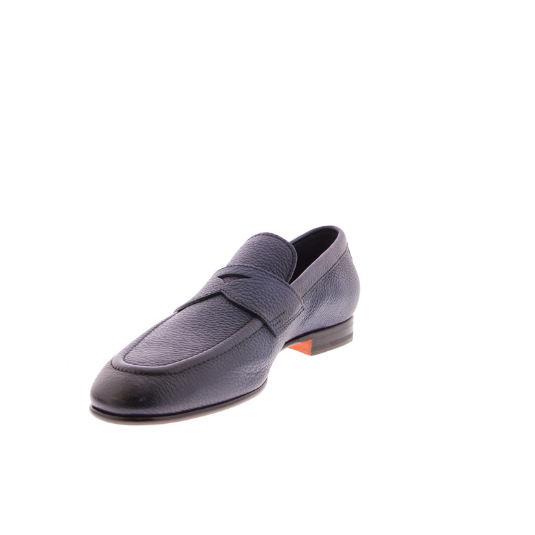 Santoni mocassins & loafers blauw 3