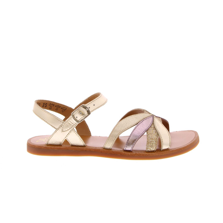 Pom D'api sandalen goud 1