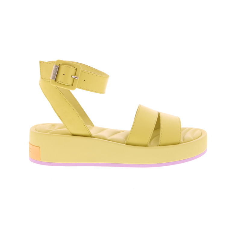 Hoff sandalen geel 1