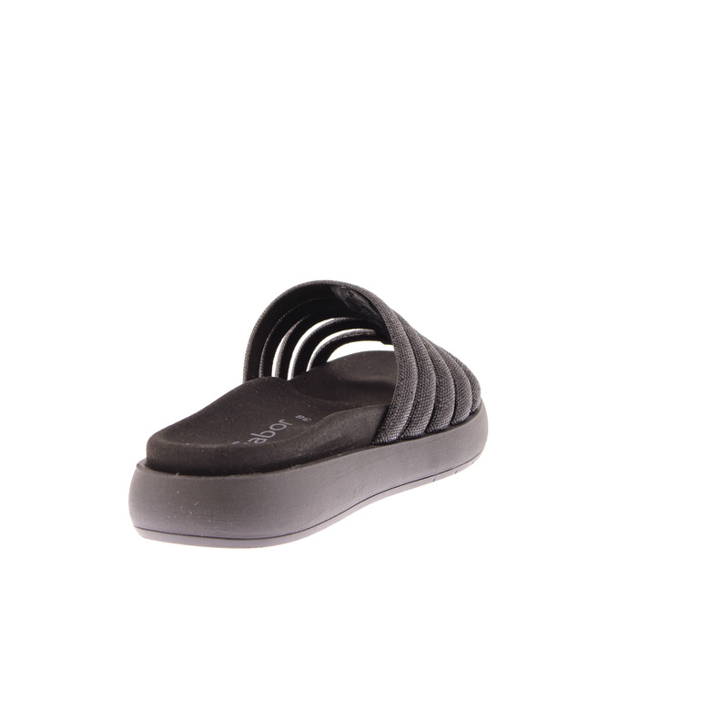 Gabor slippers zwart 4