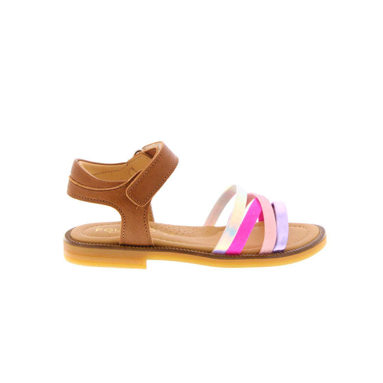 Poldino sandalen cognac 1