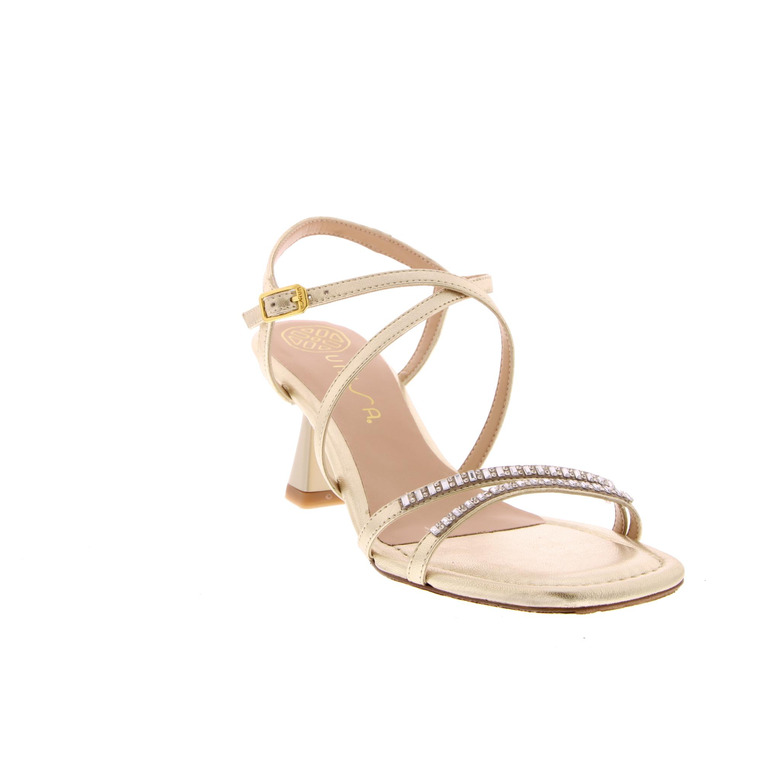 Unisa sandalen goud 2
