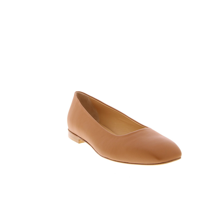 Manovie Toscane ballerina's cognac 2