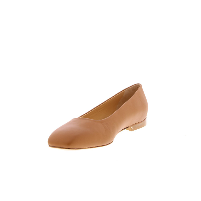 Manovie Toscane ballerina's cognac 3
