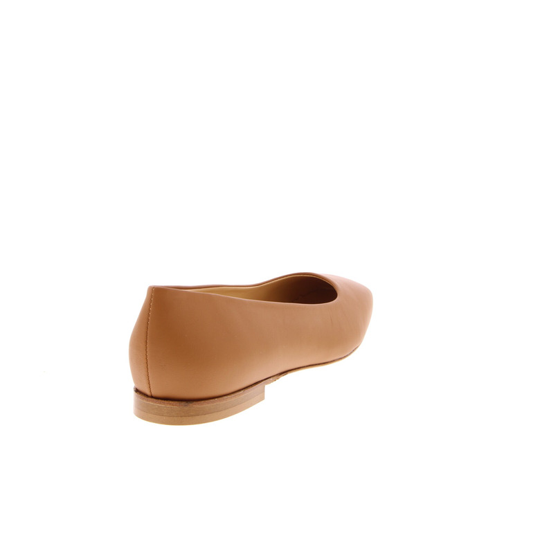 Manovie Toscane ballerina's cognac 4