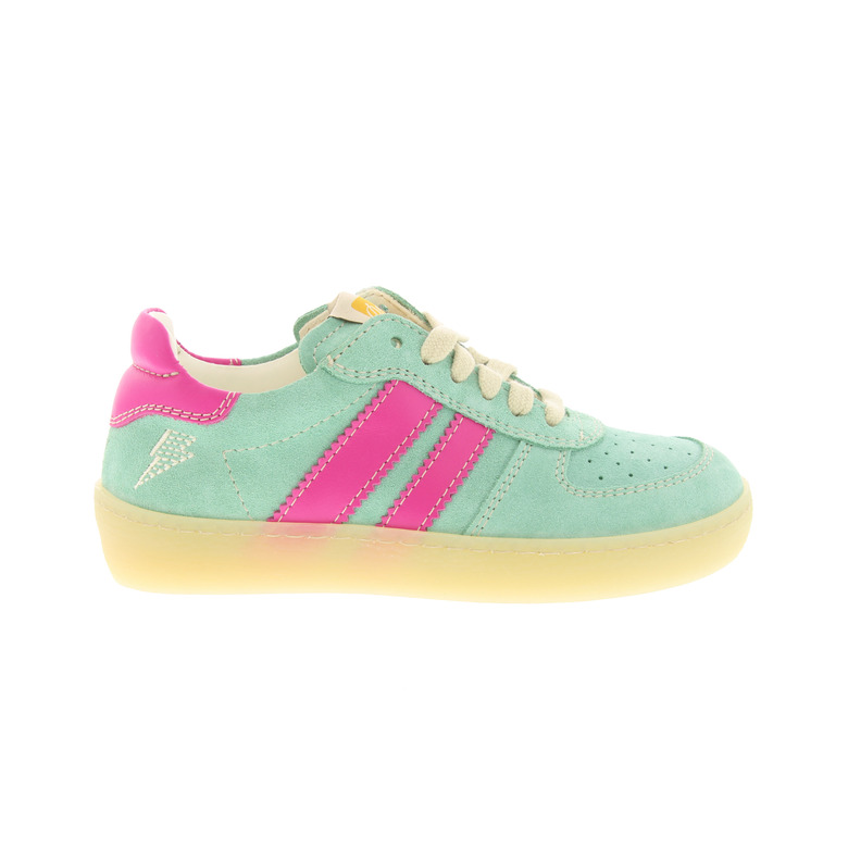 Ocra lage schoenen blauw 1