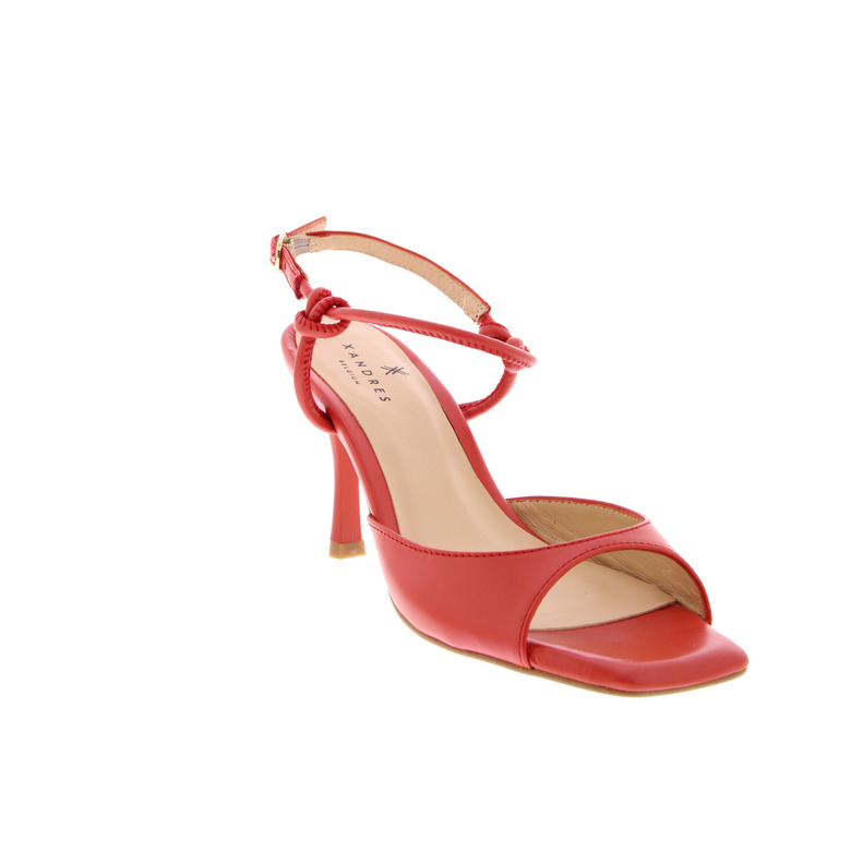 Xandres sandalen rood 2