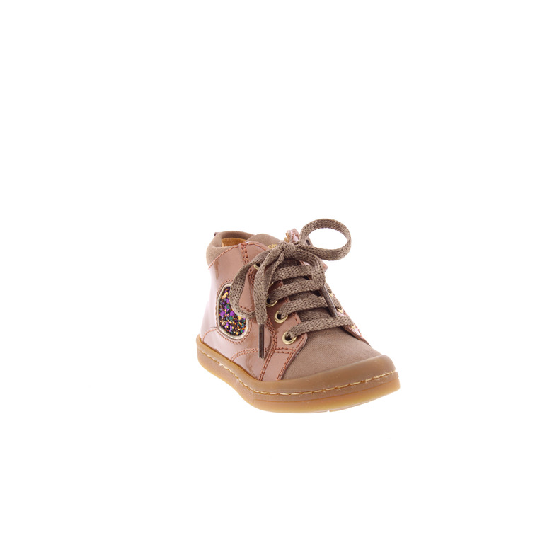 Babybotte veterschoenen roze 2