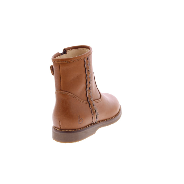 Beberlis hoge schoenen cognac 4
