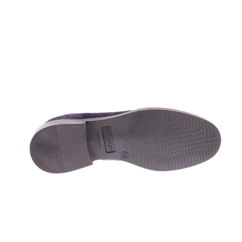 Softwaves slip-ons blauw 5
