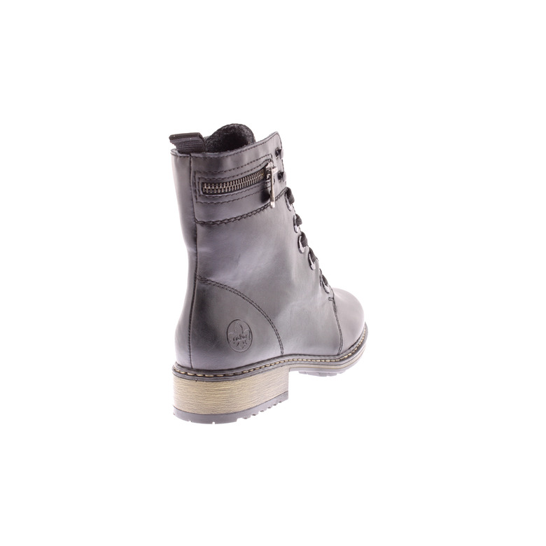 Rieker veterschoenen zwart 4