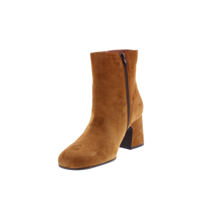 Les Venues ankle boots cognac 3